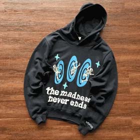 BRDKEN Lettering foam print casual hoodie(14 styles)-2140