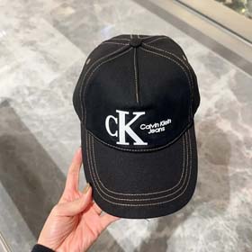 Calvin Klein CK black denim embroidered letters baseball cap(28 styles)-2290