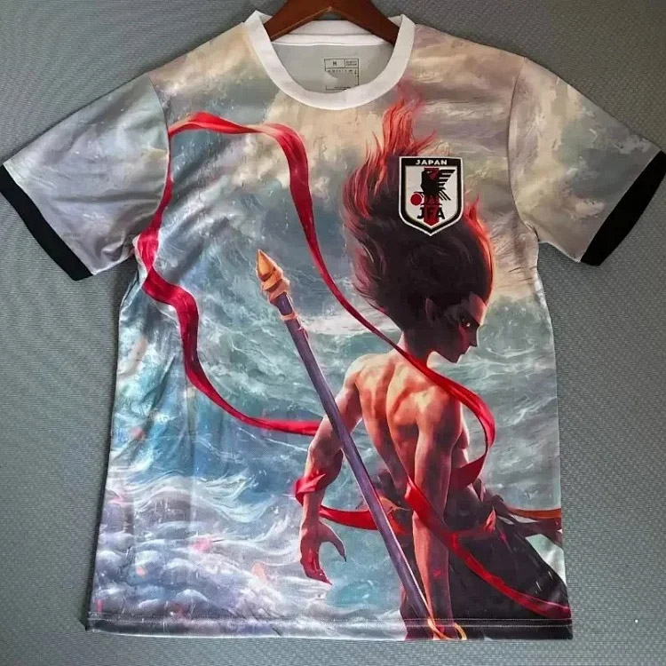 Japanese Anime High quality Football training short sleeve T-shirt-2780