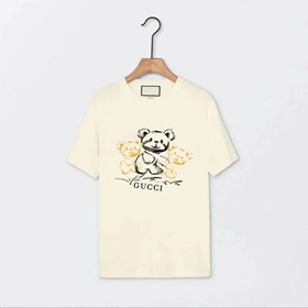 Gucci Casual printed short-sleeved T-shirt-2786